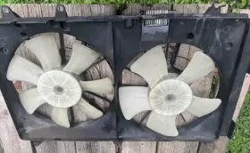 76193 Factory Air Dual Radiator And Condenser Fan Assembly-rad / Cond Assembly Fits 07-09 Cx-7