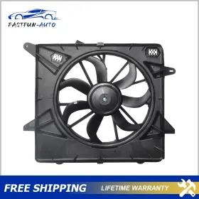 Ica011211010yg Ff-autos Radiator Cooling Fan Assembly For 2010 11 12 13 14 15 2016 Cadillac Srx 3.0 3.6l