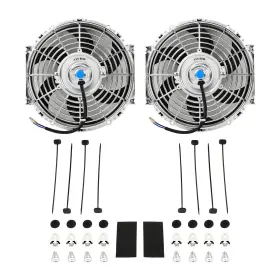 Wj1391 Fgjqefg 10ftft Inch Chrome Universal Slim Fan Push 10 Inch-chrome-2pcs