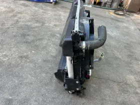 52014548ab Fiat 12-19 500 Engine Cooling Radiator / A/c Condenser Fan Motor Assembly Oem #3