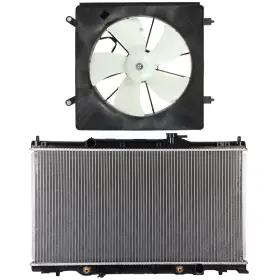 10124381 Fly-autopartsclub For 2003-2006 Honda Element /cr-v 2.4l L4 Electric Radiator Cooling Fan Kit