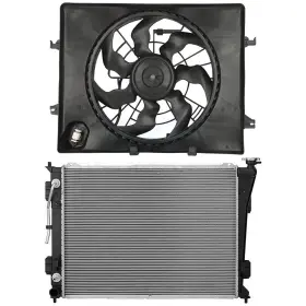 10124395 Fly-autopartsclub Electric Radiator Cooling Fan Kit For 11-12 Hyundai Sonata 11-13 Kia Optima