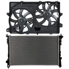 10200964 Fly-autopartsclub Electric Radiator Cooling Fan For 2007-14 Ford Edge 2007-11 Lincoln Mkx 3.5l V6