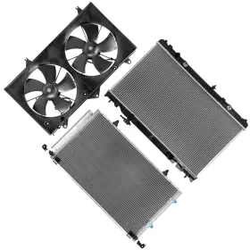 13692608 Fly-autopartsclub For 2002-2006 Toyota Camry Electric Radiator Condenser Cooling Fan Kit 13692608 Fly-autopartsclub For 2002-2006 Toyota Camry Electric Radiator Condenser Cooling Fan Kit