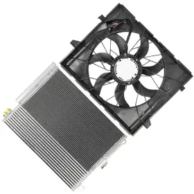 13692716 Fly-autopartsclub Electric Ac Condenser Cooling Fan Kit For 2011-2013 Jeep Grand Cherokee