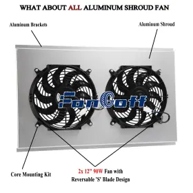 209677 Fongoff 31x19 Universal Radiator Chevrolet Gm Cross Flow Shroud And Dual 12 Inch Fans 31 X 19 Us 209677 Fongoff 31x19 Universal Radiator Chevrolet Gm Cross Flow Shroud And Dual 12 Inch Fans 31 X 19 Us