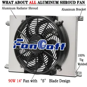 4152 Fongoff Shroud Electric Fan Fit 1941-1952 Plymouth Special Deluxe Cambridge P12 P14 P15