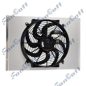 Rad2375 Fongoff Cc2375 Ec2375 Mc2375 Aluminum Shroud Fan Fit 1968-74 73 Dodge Coronet Charger Challenger Plymouth