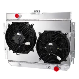 Sbr289 Fongoff 4row Radiator Shroud Fan Fits 1963-1968 Chevy Bel Air/impala/chevelle El Camino #3