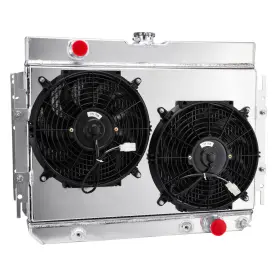 Sbr289 Fongoff 4row Radiator Shroud Fan Fits 1963-1968 Chevy Bel Air/impala/chevelle El Camino