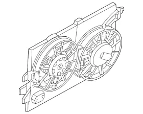 3s4z-8c607-a Ford Genuine Fan Assembly #2
