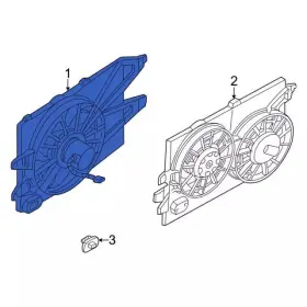 3s4z-8c607-a Ford Genuine Fan Assembly