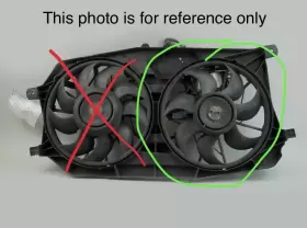 5f9h8c607 Ford 2005-2007 Five Hundred 500 3.0l Engine Fan Shroud Cooling Radiator Oem #2
