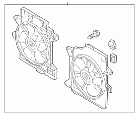 5l8z-8c607-hb Ford Genuine Engine Cooling Fan Assembly #3