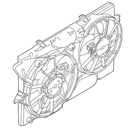 Ba5z-8c607-e Ford Genuine Fan Assembly