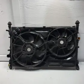 Ck41-8005-ah Ford 2015-16-17-18-2019 Transit 3.7l Radiator A/c Condenser Cooling Fan Set Oem