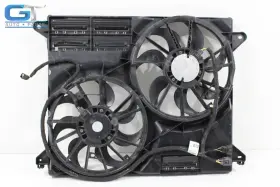 F2gt8c290be Ford Edge Radiator Cooling Dual Fan Motor With Shroud Oem 2015 - 2018 #2