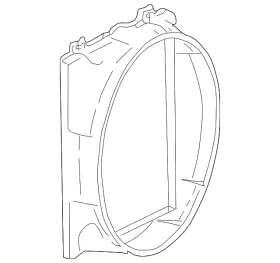 F77z-8146-ta Ford Genuine Fan Shroud