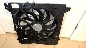 L1m3-8c607-ac Ford 2020-2023 Explorer Aviator Radiator Fan Motor With Shroud Oem