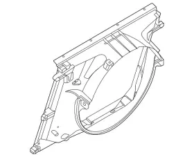 Lc3z-8146-e Ford Genuine Fan Shroud