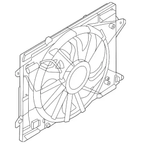 Lx6z-8c607-d Ford Genuine Fan Assembly #2