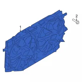 Mb3z-8c607-f Ford Genuine Fan Module