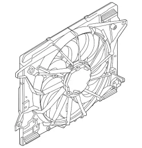 Rf-436 Ford Genuine Motorcraft Engine Cooling Fan Assembly