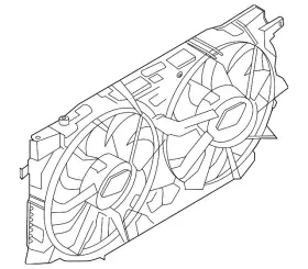 Rf-871 Ford Genuine Motorcraft Engine Cooling Fan Assembly Rf-871 Ford Genuine Motorcraft Engine Cooling Fan Assembly