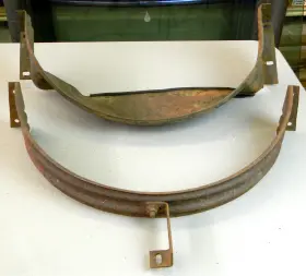 T8147 Ford 1955-1957 Thunderbird Radiator Fan Shroud Complete Oem