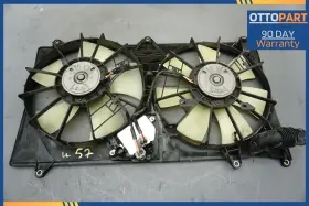 386ze19 Four Seasons 02-10 Lexus Sc430 Rwd Dual Radiator And Condenser Fan Assembly 4 Oem