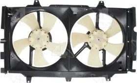 75238 Four Seasons Dual Radiator And Condenser Fan Assembly-rad / Cond Assy. Fits 89-94 Maxima #3