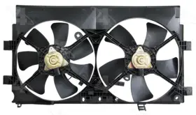 76255 Four Seasons Dual Radiator And Condenser Fan Assembly-rad / Cond Assy. Fits 08-14 Lancer