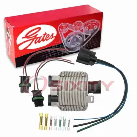 Sx-3297 Gates Engine Cooling Fan Module For 2008-2012 Land Rover Lr2 3.2l L6 Belts Mt