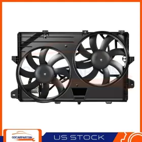 Gdc10397001 Gdcar Radiator Condenser Dual Cooling Fan Assembly For 2011-2014 Ford Edge 3.7l