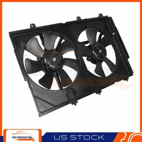 Gdc161468 Gdcar For 2003-2006 Mitsubishi Outlander Radiator Ac Condenser Cooling Fan Assembly