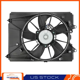Gdc18337501 Gdcar For 16-22 Honda Pilot 17-23 Ridgeline Radiator Single Cooling Fan Assembly