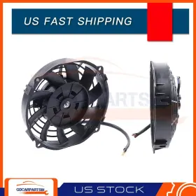 Gdc826253b01s Gdcar 7 Inch Electric Radiator Cooling Fan For Lotus Elan Elise Evora 12v 1150cfm 2x