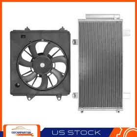 Gdc848220 Gdcar For 2015-2020 Honda Fit Electric A/c Condenser Cooling Fan And Ac Kit