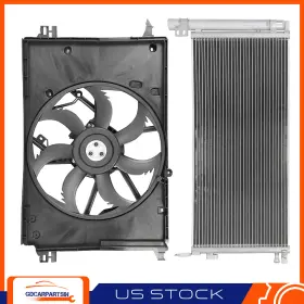 Gdc848243 Gdcar For 2019 20-2021 Toyota Rav4 Electric Radiator Cooling Fan And Ac Condenser Kit Gdc848243 Gdcar For 2019 20-2021 Toyota Rav4 Electric Radiator Cooling Fan And Ac Condenser Kit