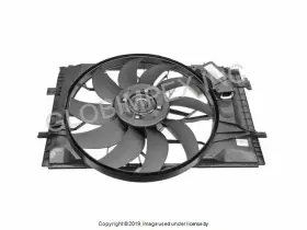 A2035001093 Genuine Mercedes 2003-2010 Auxiliary Fan Assembly 1 Year Warranty