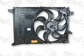 2811961 Global Parts Distributors Engine Cooling Fan Assembly Fits 16-22 Chevrolet Spark 1.4l-l4