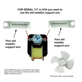 2183448 Global Solutions 681565688669 2183833 Evaporator Fan Motor For 2163766 2176298 218 #2