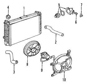 12463011 Gm Genuine Fan Motor