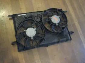 13437231 Gm Radiator Cooling Fan Set 2007-2017 Gmc Acadia 2009-2017 Chevrolet Traverse Oem