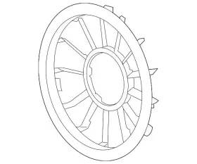 15780450 Gm Genuine Engine Cooling Fan Shroud 15780450 Gm Genuine Engine Cooling Fan Shroud