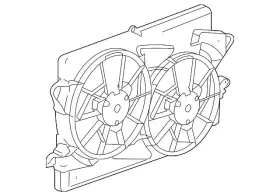19130590 Gm Genuine Fan Shroud