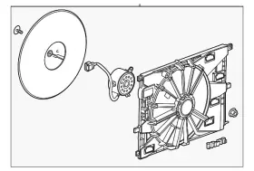 60009120 Gm Genuine Fan Module 60009120 Gm Genuine Fan Module