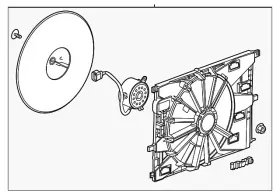 60009121 Gm Genuine Fan Module 60009121 Gm Genuine Fan Module