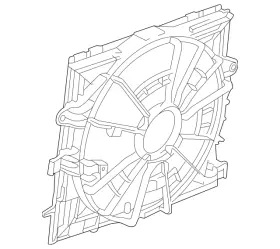 84275029 Gm Genuine Engine Cooling Fan Shroud