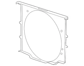 84311333 Gm Genuine Engine Cooling Fan Upper Shroud #2